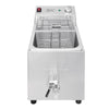 Buffalo Single Tank Single Basket 8Ltr Countertop Fryer with Timer 2.9kW - FC374  Buffalo   