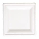 Fiesta Compostable Bagasse Square Plates 159mm (Pack of 50) - FC518  Fiesta   
