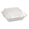 Fiesta Compostable Bagasse Hinged Food Containers 223mm (Pack of 200) - FC525  Fiesta   
