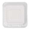 Fiesta Compostable Bagasse Hinged Food Containers 236mm (Pack of 200) - FC527  Fiesta   
