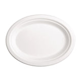 Fiesta Compostable Bagasse Oval Plates 198mm (Pack of 50) - FC534  Fiesta   