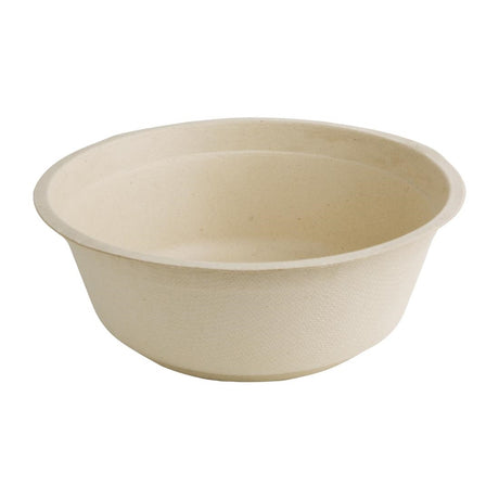 Fiesta Compostable Bagasse Round Bowls Natural Colour 32oz (Pack of 50) - FC544  Fiesta   
