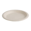 Fiesta Compostable Bagasse Round Plates Natural Colour 181mm (Pack of 50) - FC546  Fiesta   