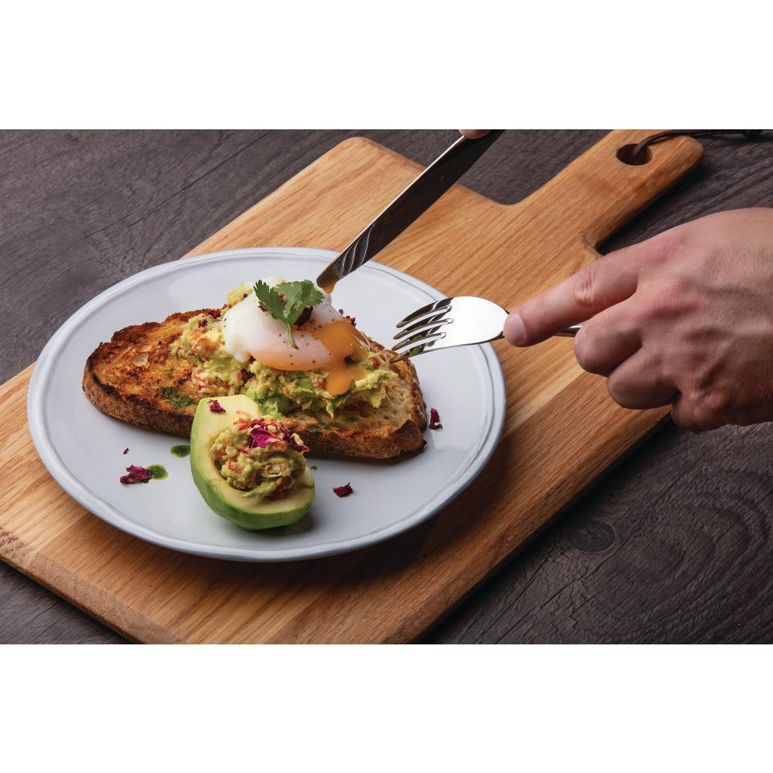 Olympia Raw Recycled Clay Coupe Plate 220(Ø)mm (Pack of 6) - FC597 Plates Olympia