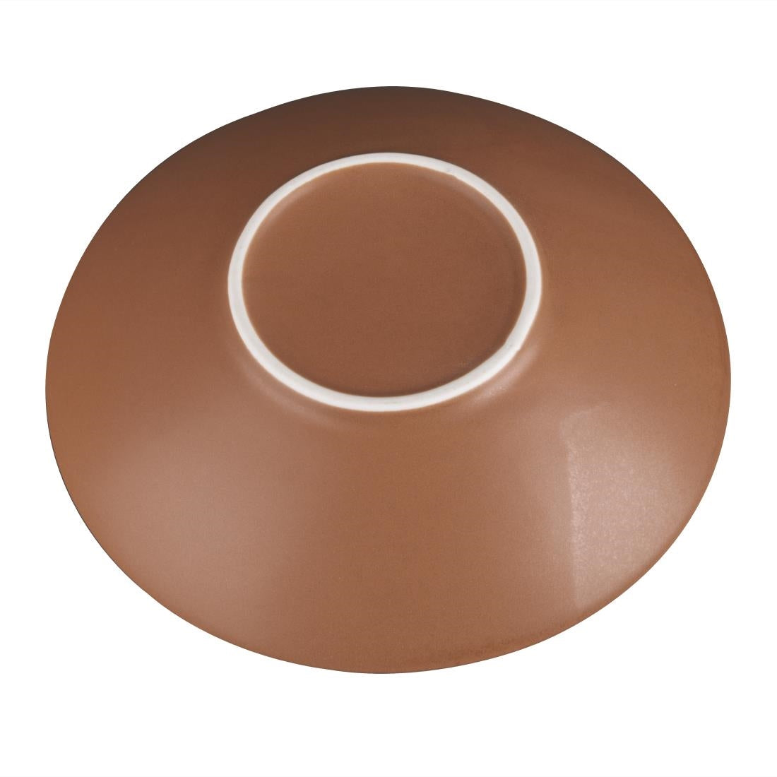 Olympia Build-a-Bowl Flat Bowls Cantaloupe 190mm (Pack of 6) - FC716 Bowls Olympia