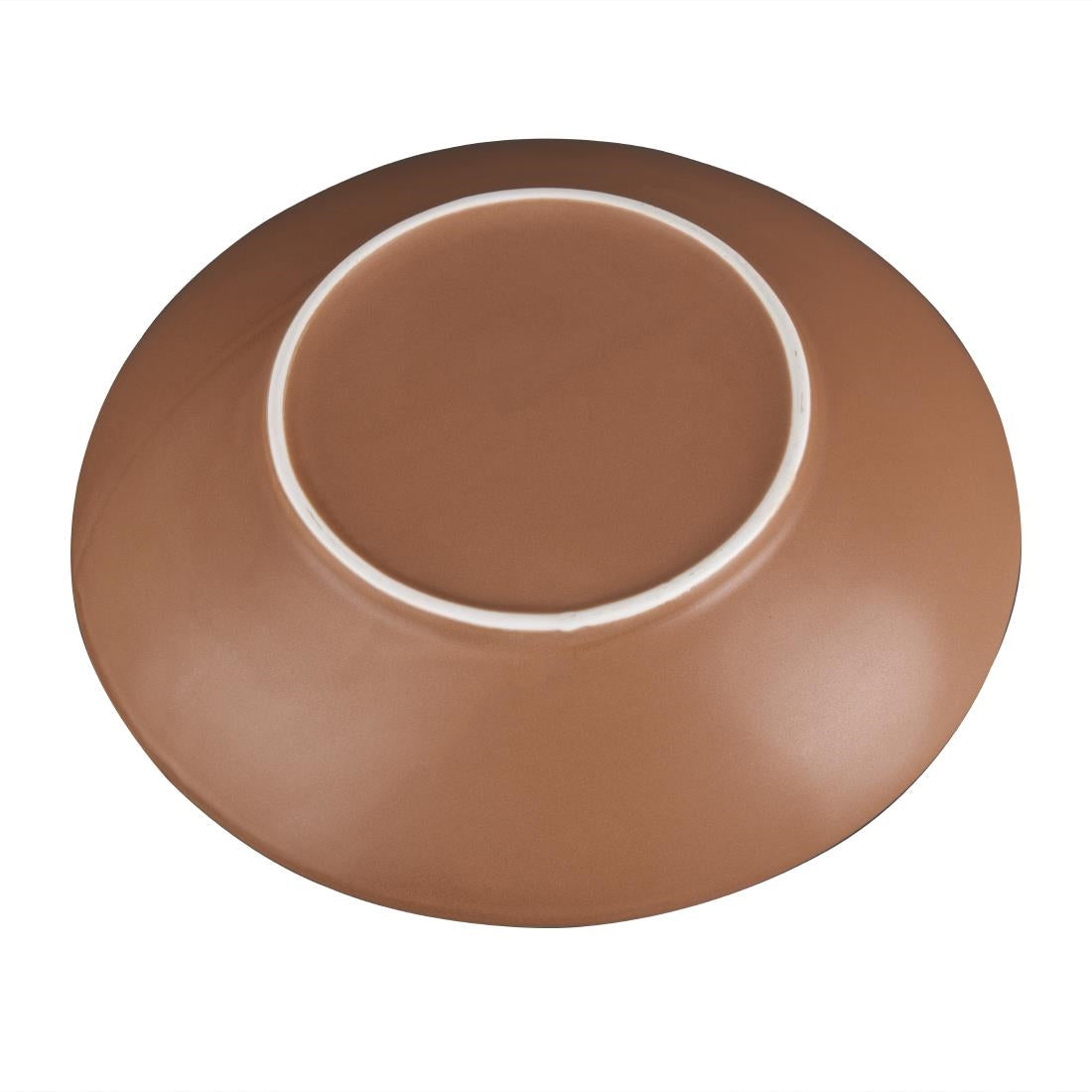 Olympia Build-a-Bowl Flat Bowls Cantaloupe 250mm (Pack of 4) - FC717 Bowls Olympia