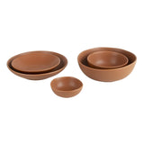 Olympia Build-a-Bowl Flat Bowls Cantaloupe 250mm (Pack of 4) - FC717 Bowls Olympia