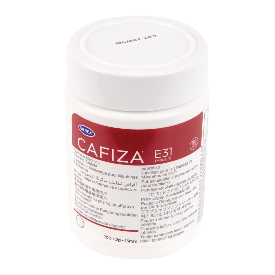 Urnex Cafiza E31 Espresso Machine Cleaner Tablets 2g (Pack of 100) - CX503  Urnex   