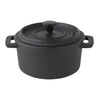 Utopia Pot Staub Round Black 100mm (Pack of 6) - FC832  Utopia   