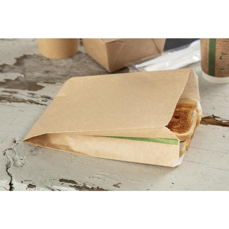 Vegware Compostable Therma Paper Hot Food Bags 292 x 127mm (Pack of 500) - FC898  Vegware   