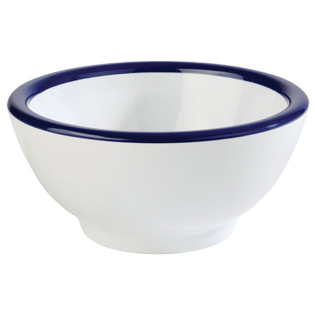 APS Pure Bowl White And Blue 130(D) x 65(H) 0.3Ltr (B2B) - FC986  APS   