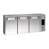 Gamko E3 Under Counter Bottle Cooler 3 Sliding Doors 537 Ltr | E3/222MUCS84 Gamko