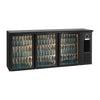 E3 3 x glass door undercounter bottle cooler | E3/222GMU84 Gamko