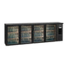 E3 4 x glass door undercounter bottle cooler | E3/2222GMU84 Gamko