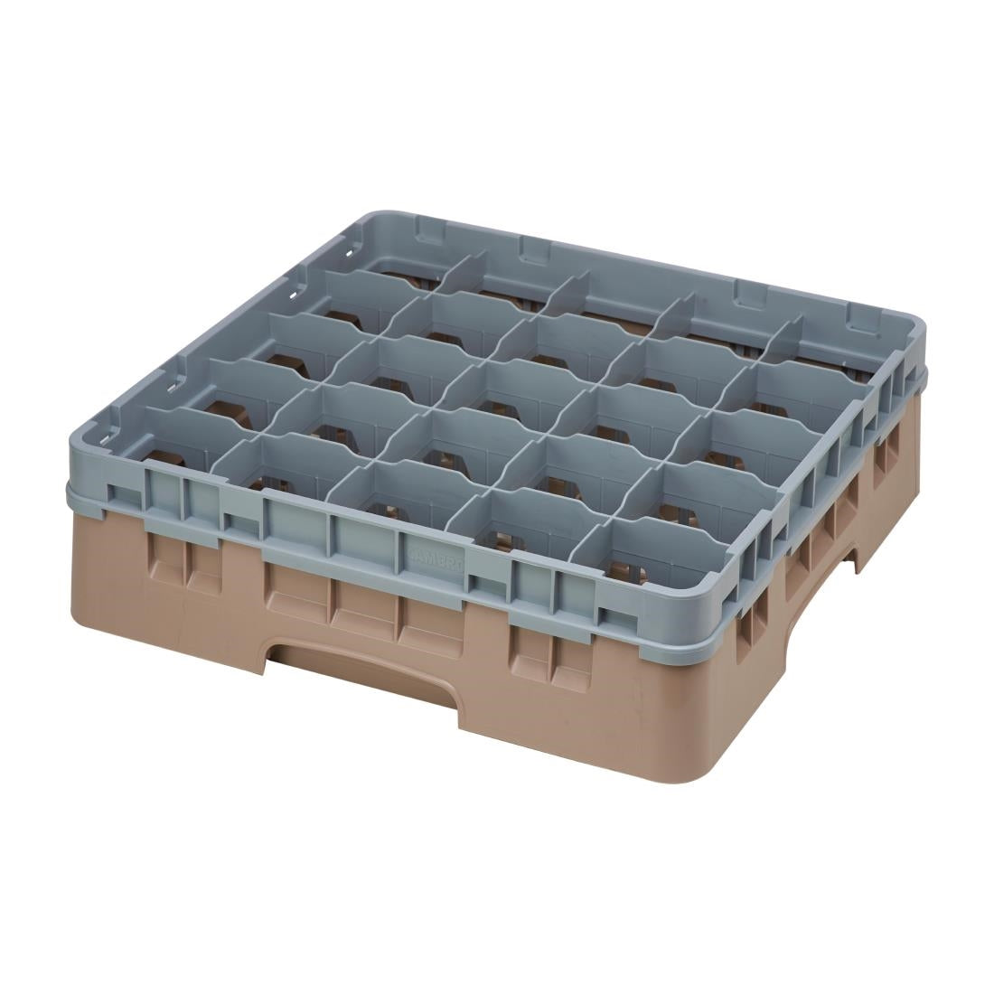 Cambro Camrack Beige 25 Compartments Max Glass Height 114mm - FD070  Cambro   