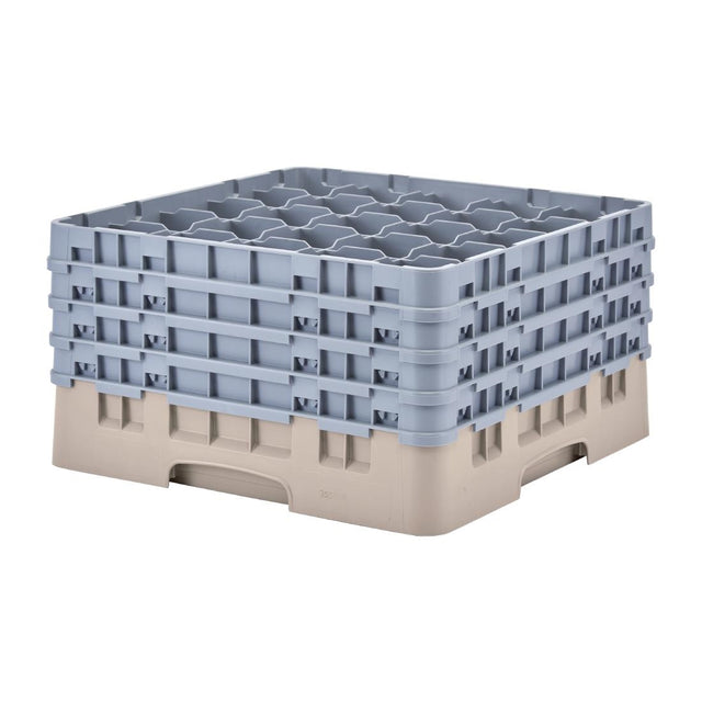 Cambro Camrack Beige 25 Compartments Max Glass Height 238mm - FD073  Cambro   