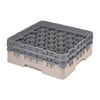 Cambro Camrack Beige 30 Compartments Max Glass Height 133mm - FD074  Cambro   