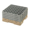Cambro Camrack Beige 36 Compartments Max Glass Height 238mm - FD080  Cambro   