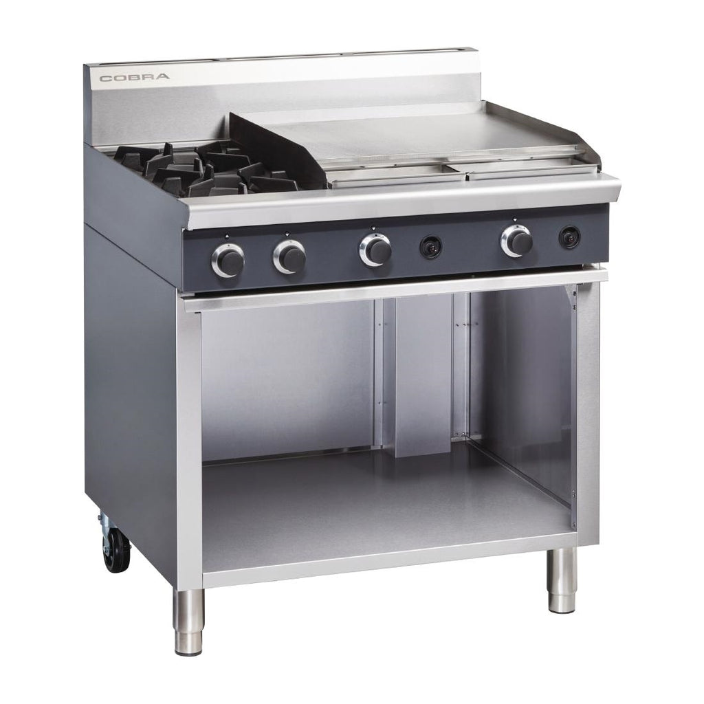 Blue Seal Cobra Freestanding Natural Gas Hob with Griddle C9B - FD146-N  Blue Seal   