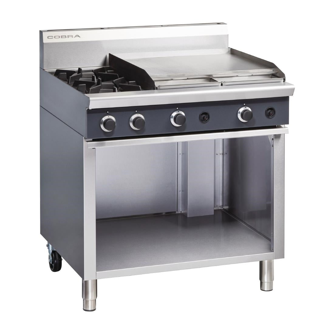 Blue Seal Cobra Freestanding Natural Gas Hob with Griddle C9B - FD146-N  Blue Seal   