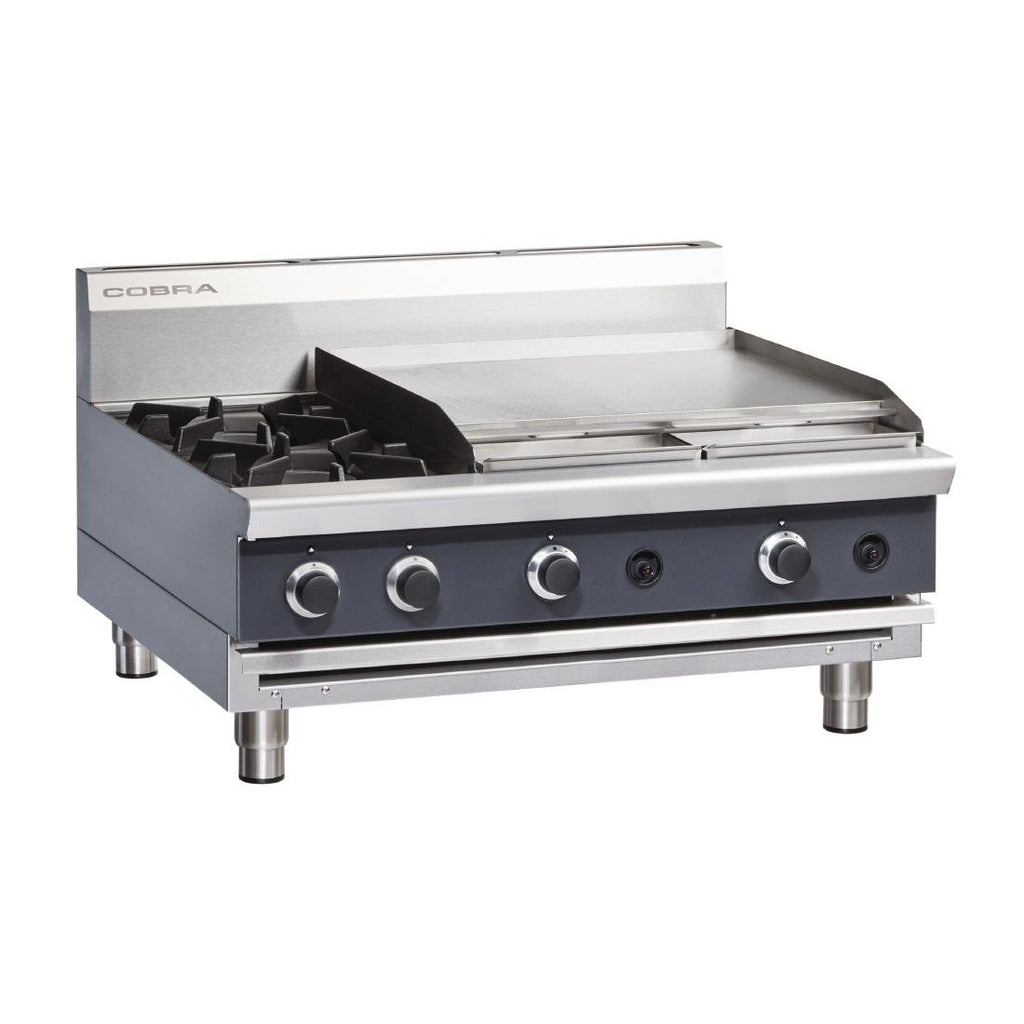 Blue Seal Cobra Countertop LPG Hob with Griddle C9B-B - FD147-P  Blue Seal   