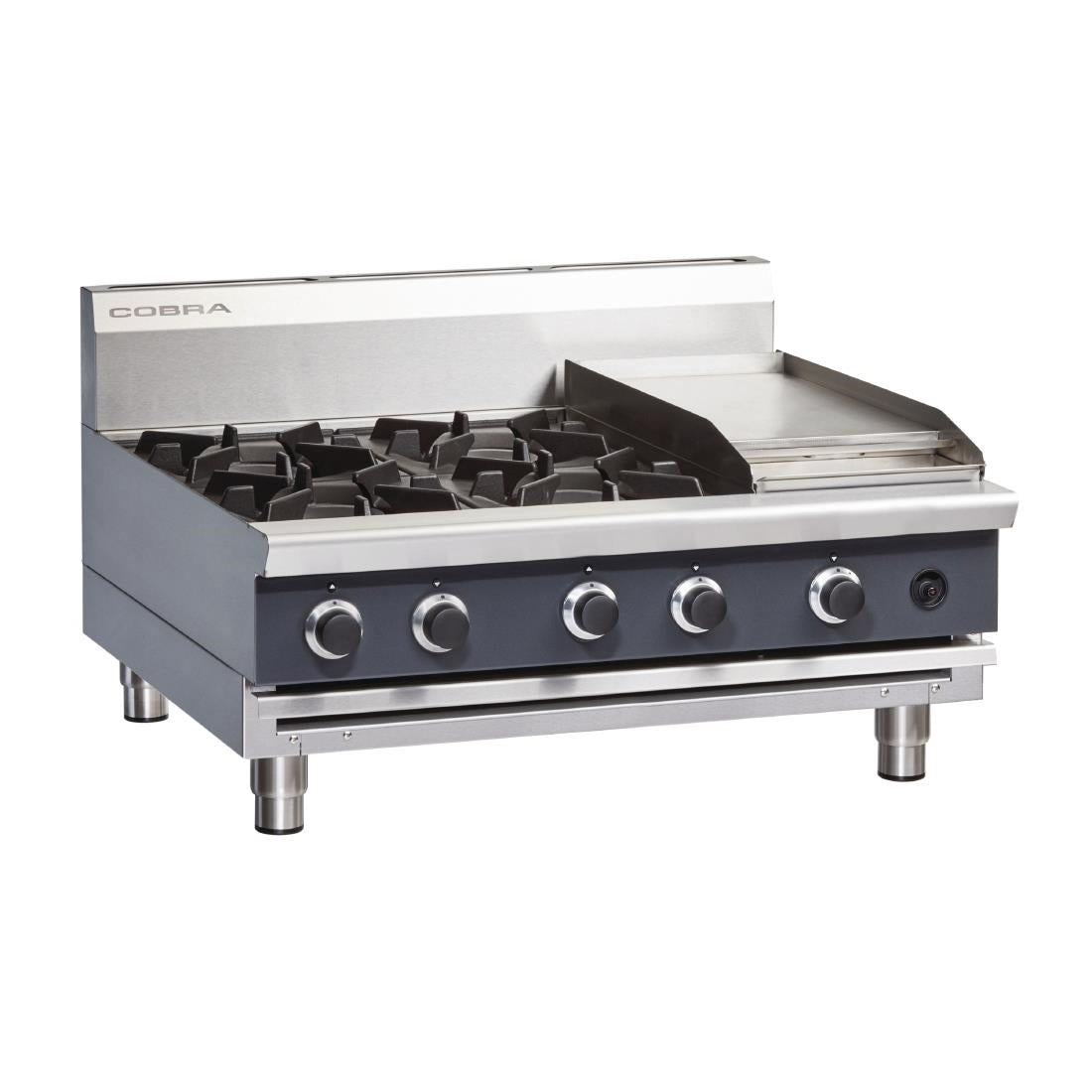 Blue Seal Cobra Countertop Natural Gas Hob with Griddle C9C-B - FD148-N  Blue Seal   