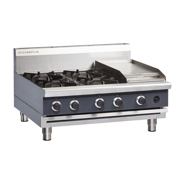 Blue Seal Cobra Countertop LPG Hob with Griddle C9C-B - FD148-P  Blue Seal   