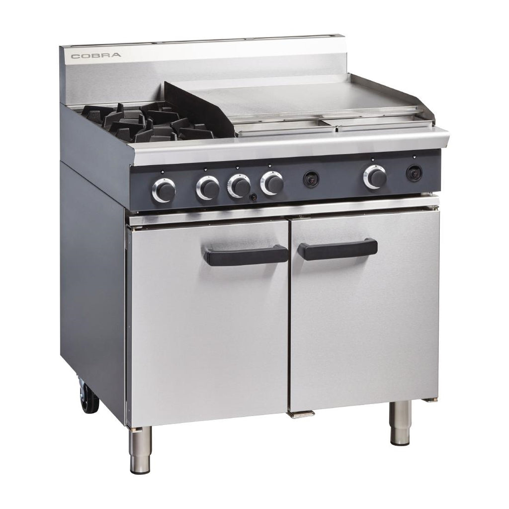 Blue Seal Cobra Natural Gas Oven Range with Griddle CR9B - FD160-N  Blue Seal   