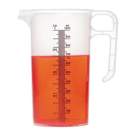 Pro-Measures Polypropylene Measuring Jug 1Ltr - FD326  Pro-Measures   