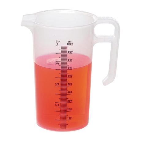 Pro-Measures Polypropylene Measuring Jug 1Ltr - FD326  Pro-Measures   