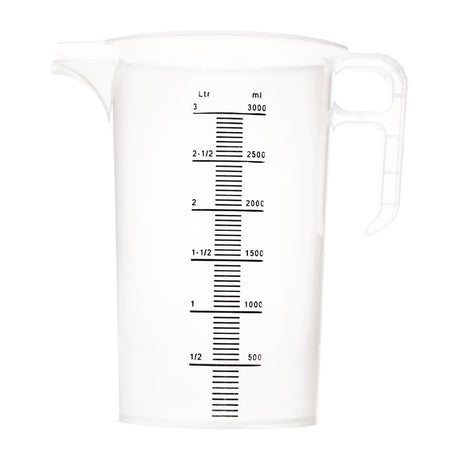 Pro-Measures Polypropylene Measuring Jug 3Ltr - FD328  Pro-Measures   