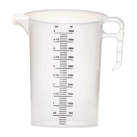 Pro-Measures Polypropylene Measuring Jug 5Ltr - FD329  Pro-Measures   