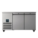 Williams Jade Slimline Double Door Freezer Counter 244Ltr LJSC2-SA - FD357  Williams   