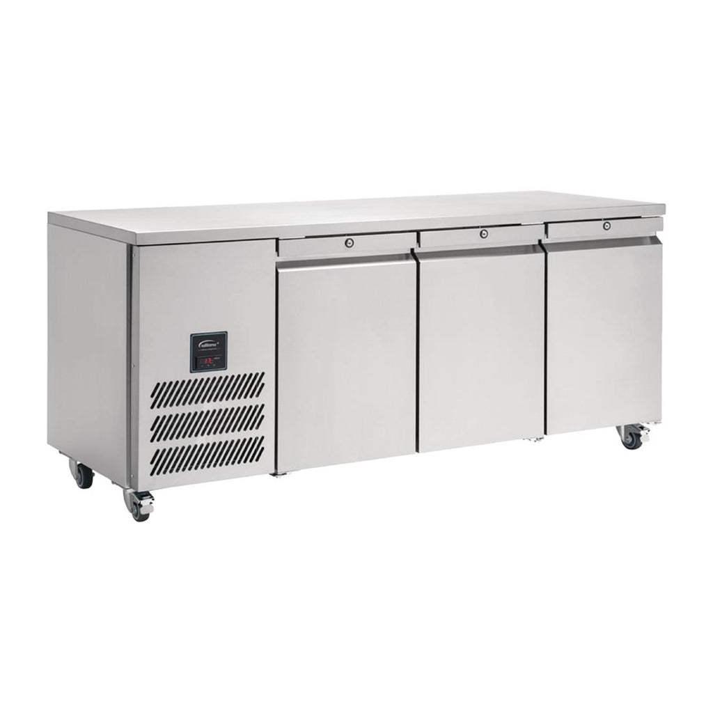 Williams Jade Slimline 3 Door Refrigerated Counter 374Ltr HJSC3-SA - FD358  Williams   