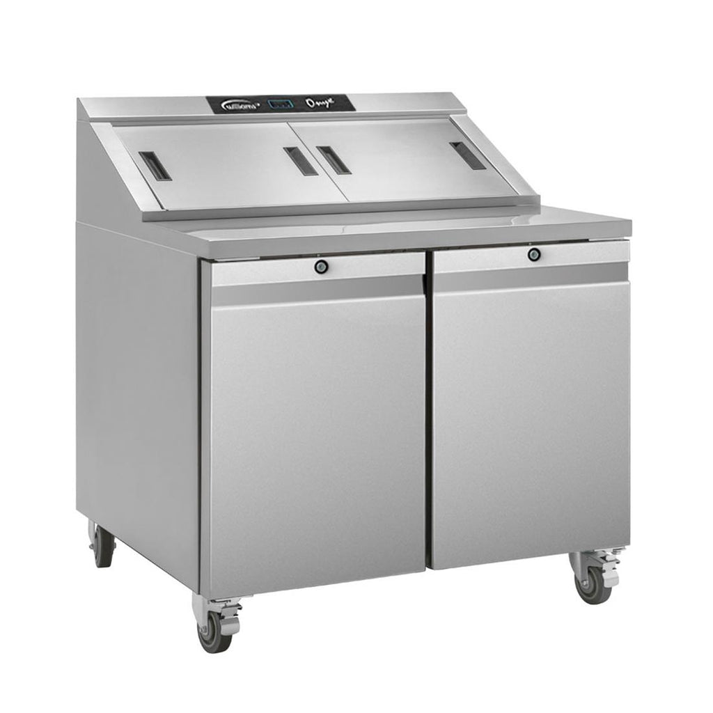 Williams Onyx Double Door Refrigerated Prep Counter 355Ltr CPC2-SS - FD366  Williams   