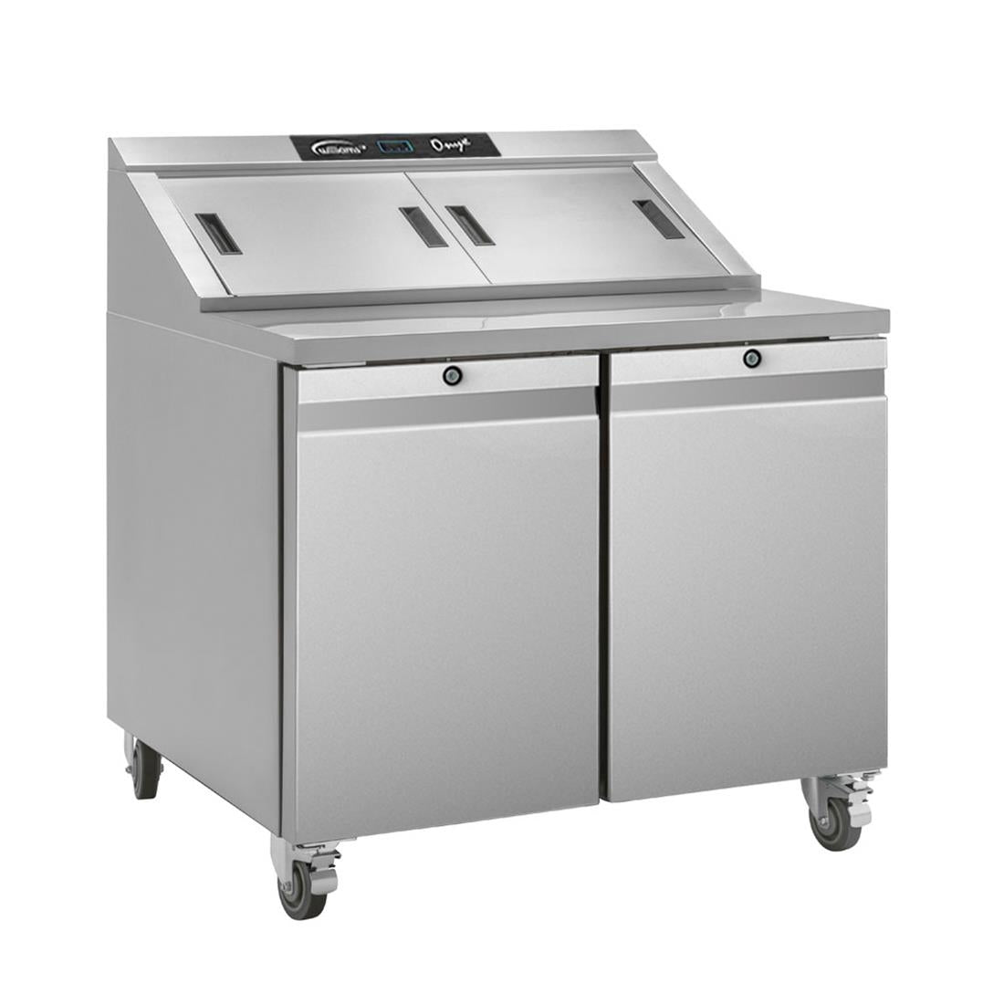 Williams Onyx Double Door Refrigerated Prep Counter 355Ltr CPC2-SS - FD366  Williams   