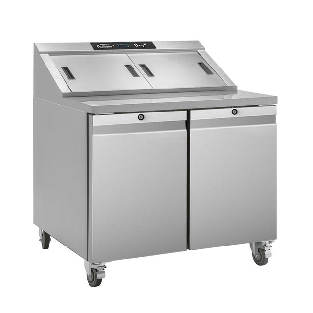 Williams Onyx Double Door Refrigerated Prep Counter 355Ltr CPC2-SS - FD366  Williams   