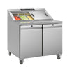 Williams Onyx Double Door Refrigerated Prep Counter 355Ltr CPC2-SS - FD366  Williams   