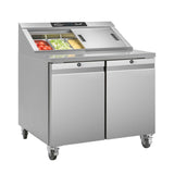 Williams Onyx Double Door Refrigerated Prep Counter 355Ltr CPC2-SS - FD366  Williams   