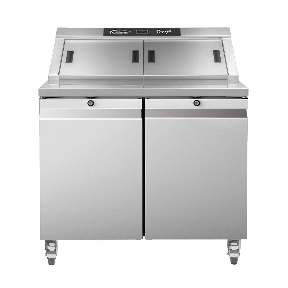 Williams Onyx Double Door Refrigerated Prep Counter 355Ltr CPC2-SS - FD366  Williams   