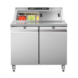 Williams Onyx Double Door Refrigerated Prep Counter 355Ltr CPC2-SS - FD366  Williams   