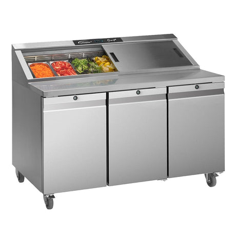 Williams Onyx 3 Door Refrigerated Prep Counter 616Ltr CPC3-SS - FD367  Williams   