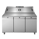 Williams Onyx 3 Door Refrigerated Prep Counter 616Ltr CPC3-SS - FD367  Williams   