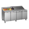 Williams Onyx 4 Door Refrigerated Prep Counter 835Ltr CPC4-SS - FD368  Williams   