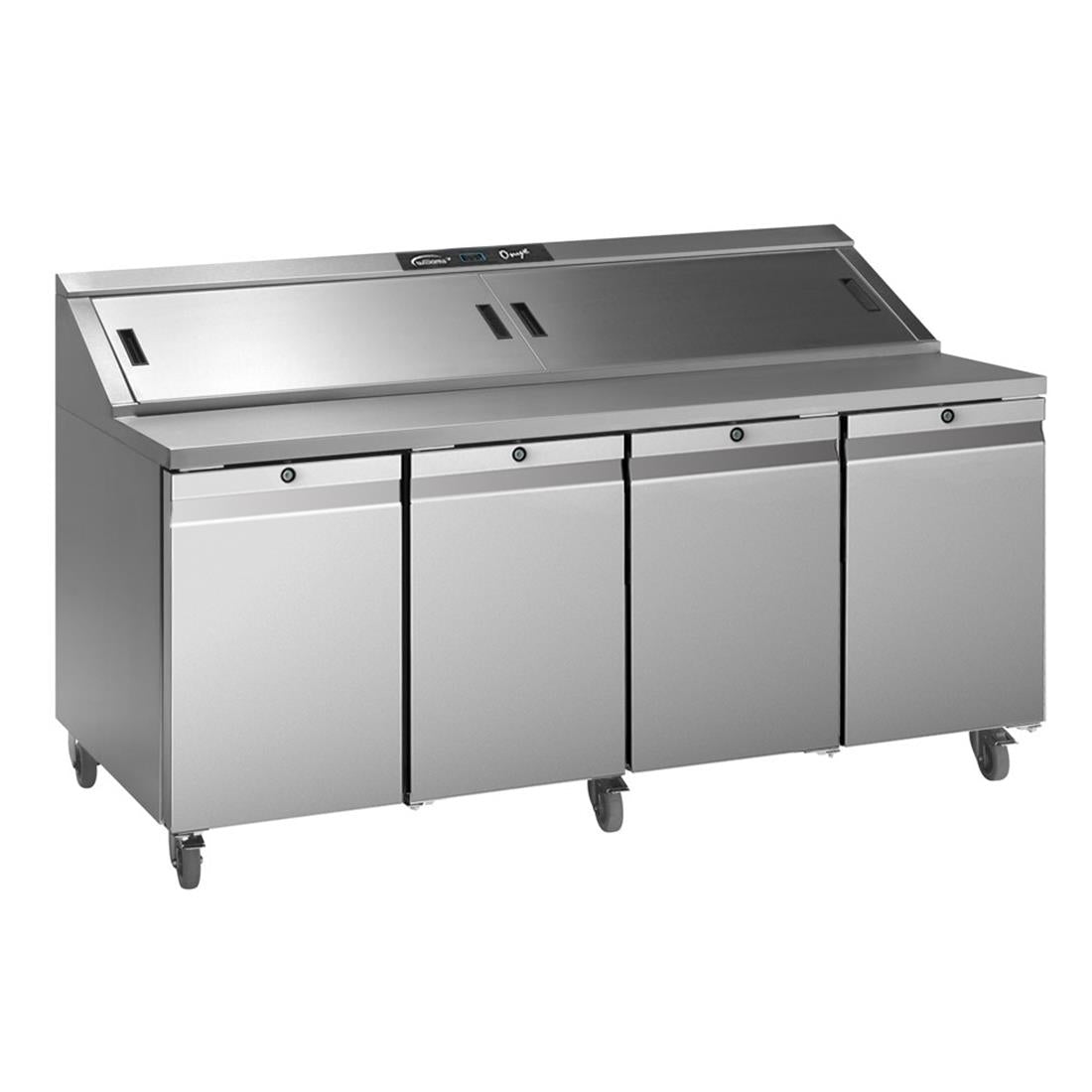 Williams Onyx 4 Door Refrigerated Prep Counter 835Ltr CPC4-SS - FD368  Williams   