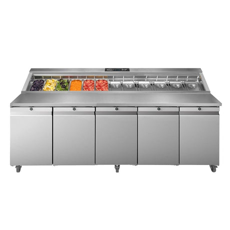 Williams Onyx Refrigerated Prep Counter 1137Ltr CPC5-SS - FD369  Williams   