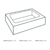Vegware Compostable Sandwich Platters With Lid Large (Pack of 25) - FD387  Vegware   