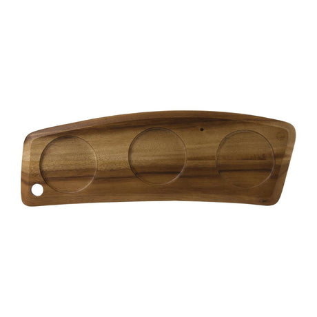 Churchill Alchemy Wood Large Geo Deli Board 457x152mm (Pack of 4) - FD800 Churchill Alchemy Fine China Churchill   