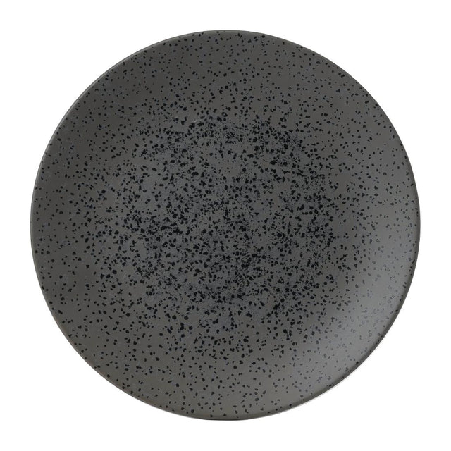 Churchill Art De Cuisine Menu Shades Coupe Plates Caldera Flint Grey 289mm (Pack of 6) - FD807 Plates Churchill
