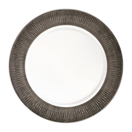 Churchill Bamboo Spinwash Footed Plates Dusk 234mm (Pack of 12) - FD811 Plates Churchill